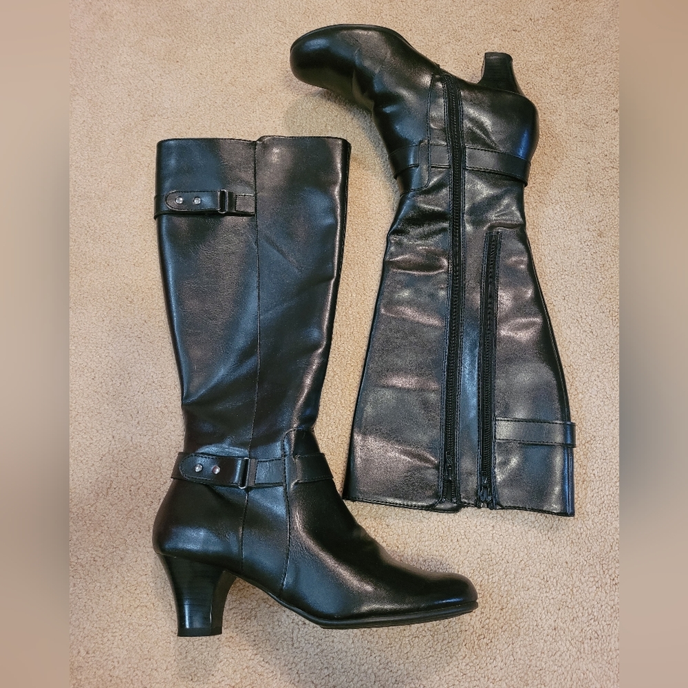 Knee-High Heel Boots